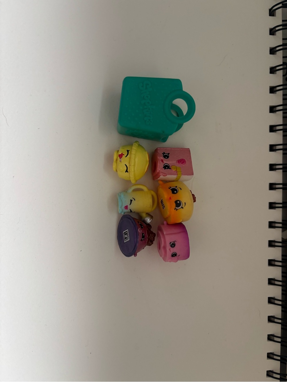 Shopkins Mini Collectible Set with Teal Carrying Case and Bright Figures